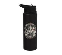 Jeanne d'Arc Rien n'est impossible pour Dieu en français Stainless Steel Insulated Water Bottle