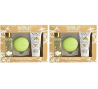 JEANNE EN PROVENCE - Coffret Verveine Beauté Pétillante - Eau de parfum 60ml + Crème mains 75ml + Savon solide 100g - 95% d'Ingrédients d'Origine Naturelle - Savon fabriqué en Provence - 100 gr