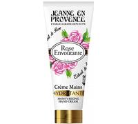 JEANNE EN PROVENCE - Crème pour les mains - Rose Envoûtante - Nourrit, Parfume & Adoucit - Pour peux sèches - 95% d'Ingrédients d'origine naturelle - Fabriqué en France à Grasse - 75 ml
