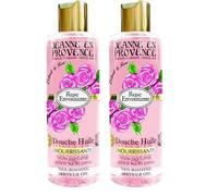 JEANNE EN PROVENCE - Douche Huile Rose Envoûtante - Nettoie, Nourrit & Parfume - Gel Douche Pour Peaux Sèches - 95% d'Ingrédients d'Origine Naturelle - Fabriqué en France à Grasse - 250 ml (Lot de 2)