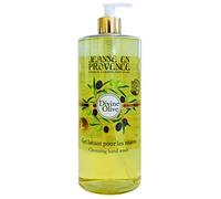 JEANNE EN PROVENCE - Gel lavant pour les Mains - Parfum Divine Olive - Flacon Pompe 1l - 95% d'Ingrédients d'Origine Naturelle - Fabriqué en France à Grasse