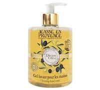 JEANNE EN PROVENCE - Gel lavant pour les Mains - Parfum Divine Olive - Flacon Pompe 500 ml - 95% d'Ingrédients d'Origine Naturelle - Fabriqué en France à Grasse
