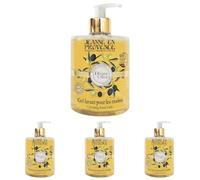 JEANNE EN PROVENCE - Gel lavant pour les Mains - Parfum Divine Olive - Flacon Pompe 500 ml - 95% d'Ingrédients d'Origine Naturelle - Fabriqué en France à Grasse (Lot de 4)