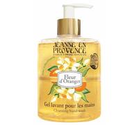JEANNE EN PROVENCE - Gel lavant pour les Mains - Parfum Fleur d'Oranger - Flacon Pompe 500 ml - 95% d'Ingrédients d'Origine Naturelle - Fabriqué en France à Grasse