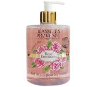 JEANNE EN PROVENCE - Gel Lavant pour les Mains - Parfum Rose Envoûtante - Flacon Pompe 500 ml - 95% d'Ingrédients d'Origine Naturelle - Fabriqué en France à Grasse