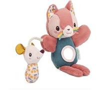 Jeanne le chat marionnette a doigts Rose