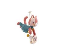 Jeanne Le Chat - Peluche Nomade d activites - Rose et Vert - 26 cm