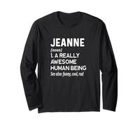 Jeanne Name - Funny Name Definition - Dictionnaire du prénom Manche Longue