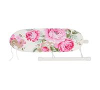 Jeannette de Repassage Mini Pliable en Acier Housse Textile | Surface Ovale Antidérapante, Résistante à Chaleur et Séchage Rapide, pour Chemises et Jupes