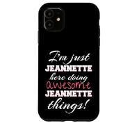 Jeannette Here Doing Awesome Jeannette Things Prénom Coque pour iPhone 11
