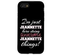 Jeannette Here Doing Awesome Jeannette Things Prénom Coque pour iPhone SE (2020) / 7/8