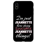 Jeannette Here Doing Awesome Jeannette Things Prénom Coque pour iPhone XS Max