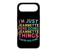 Jeannette Here Doing Jeannette Things Funny Jeannette Name Coque pour iPhone Air