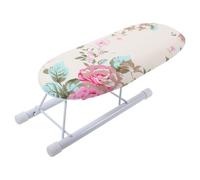 Jeannette pour Repassage Mini, 26,5x11x8,3cm, Tissu et Tube Acier | Pliable, Portable, pour Manches de Chemise et Vêtements, Usage Maison, Voyage, Motif Aléatoire