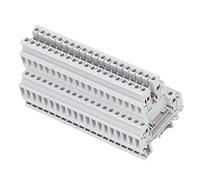 Jeanoko 100 Pièces Bornier de Montage sur Rail DIN Bornier sur Rail DIN Câblage Double Couche 500 V 32A UKK-5 pour la Connexion électrique