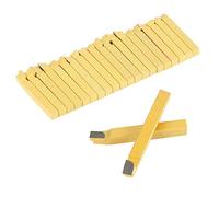 Jeanoko 20 Pièces Outils de 1/4 Pouces, Ensemble D'outils de Tournage de Coupe de Fraisage de Soudage à Pointe de Carbure pour Tours CNC