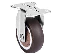 Jeanoko 4 pièces 2 pouces roulettes fixes roulettes roulettes pivotantes en caoutchouc TPE chaise sourdine amovible roulettes en caoutchouc fixes