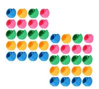Jeanoko 40 pièces Bobine Huggers Clip Bobine de Fil de Silicone clips colorés pour Accessoires de Fil à Coudre