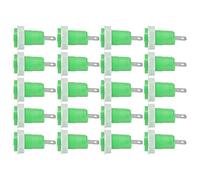 Jeanoko Adaptateur de Borne de Liaison de Prise Banane, Marquage de Couleur Vive, Contacts en Laiton, pour CATIII 1KV, Idéal pour Les Amateurs de Bricolage électrique (Vert)