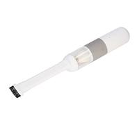 Jeanoko Aspirateur à Main Rechargeable Mini 20K Pa Forte Aspiration Aspirateur avec 360 ° Pet Brosse LED Lumière pour Voiture Home Office Nettoyage (Blanc + Gris)