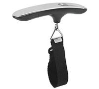 Jeanoko Balance de Poids de Bagage Numérique Portable Balance de Valise Suspendue Compacte en Acier Inoxydable avec Batterie pour Voyage Pêche Shopping Usage Domestique