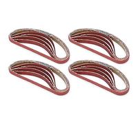 Jeanoko Bande de Papier de Verre 330x10mm, Bande Abrasive Durable, Idéale pour Ponceuse, 20 Pièces, Outil de Ponçage de Haute qualité (40#)