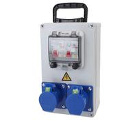 Jeanoko Boîte de Sortie Industrielle Portable Boîte de Prise étanche Résistante aux Chocs pour Usine D'atelier de Chantier de Construction 250x150x100mm pour équipement Haute Puissance