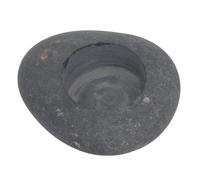 Jeanoko Bougeoir en Galets Fait à la Main, Photophore Décoratif en Pierre pour Mariage, Robuste et Compact, Multifonctionnel pour Chambre à Coucher, Bureau, Pierre