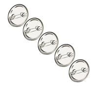 Jeanoko Bouton D'épingle Vierge, Fournitures Artisanales de Bricolage, Ensemble de 100 pour Cadeaux Artisanaux, Souvenirs, Bouton D'insigne D'étiquette de Nom en Fer pour Cadeaux de Bricolage