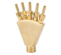 Jeanoko Buse de Fontaine Réglable en Cuivre, Queue de Phénix, avec Système de Musique, pour Décoration de Jardin, Arroseur G3/4 Pouces