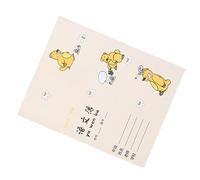 Jeanoko Cahier D'exercices D'école Primaire avec Couverture Colorée de Dessin animé pour Devoirs et Notes, Idéal pour les Enfants, 1 unité, Papier Résistant (Chinois)