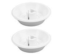 Jeanoko Capuchons de Bobine Porte-Fil Pièces de Machine à Coudre 2 Pièces Capuchons de Broche de Bobine en Plastique pour un Dépliage en Douceur et éviter les Bourrages de Fil