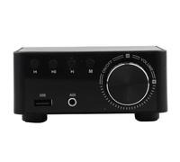 Jeanoko Carte D'amplificateur Numérique HIFI Bluetooth 5.0, Lecteur de Carte Mémoire Stéréo 50W X 2, Son Haute fidélité pour les Amateurs D'amplificateurs Audio (Noir)