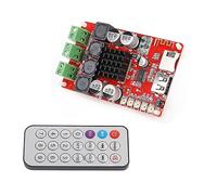 Jeanoko Carte D'Amplificateur Numérique TPA3116, Amplificateur de Puissance Portable et Léger pour Décodage de Carte U Disk TF et Récepteur Bluetooth, avec Télécommande pour le Divertissement à