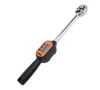 Jeanoko Clé à Torsion Réglable Numérique avec Tête à Cliquet Réversible pour les Tâches de Précision, clé à Torsion électronique Ft.lb pour Mécaniciens et Ingénieurs, Acier Inoxydable, 1/2 Pouce