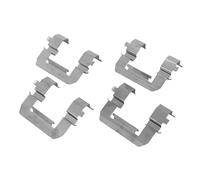 Jeanoko Clip de Raccord de Plaquette de Frein, Remplacement Durable pour INSIGNIA 2008 - 2015, Installation Facile, Réduction du Bruit, 4 Pièces