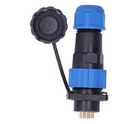 Jeanoko Connecteur D'alimentation étanche, Adaptateur Industriel, Prise Durable pour les Communications et L'électronique, 250V 5A (12 cœurs)