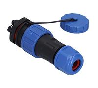 Jeanoko Connecteur étanche IP68, Prise de Courant D'aviation Robuste 250V pour équipement de Communication PA66, Ensemble Mâle Femelle de 20mm (4 broches)