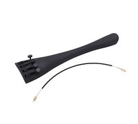 Jeanoko Cordier de Violoncelle 4/4 en Fiber de Carbone avec 4 Accordeurs pour Accessoires de Violoncelle de Taille 4/4, Cordier Noir Léger et Durable