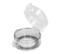 Jeanoko Couvercle Anti-poussière Transparent pour Interrupteur à Bouton-poussoir, 30mm, pour Interrupteur D'arrêt D'urgence, Installation Facile pour les Applications Industrielles