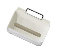 Jeanoko Couvercle de Boîte à Mouchoirs au Design élégant, Poignée Portable, Support Distributeur de Boîte à Mouchoirs pour la Maison, la Salle de Bain, Le Bureau, Couleur Crème 1 unité