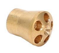 Jeanoko Distributeur de Réfrigérant en Laiton Résistant à L'usure pour Réfrigérateur de Climatisation, Séparateur de Liquide Précis à 5 Trous pour Pompe à Chaleur, Matériel de Plomberie