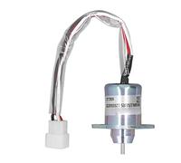 Jeanoko Électrovanne D'extinction de Moteur D'excavatrice avec Haute Précision de Capteur pour R55 R60 7 R80 7, Convient pour 55 60, Matériau en Acier Inoxydable