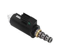 Jeanoko Électrovanne électrique pour Excavatrices, Vanne de Commande de Pompe Hydraulique de Remplacement en Acier allié à Haute efficacité pour SK100 120 220 SK200