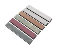 Jeanoko Ensemble D'affûteurs de Couteaux Professionnels 6 Pièces Pierre à Aiguiser Double Face Grains 1000-10000 pour le Meulage et le Polissage, Portable pour la Cuisine et L'extérieur