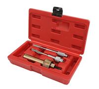 Jeanoko Ensemble D'alésoir D'extracteur de Bougie de Préchauffage, Enlève Les Bougies de Préchauffage Tenaces de 8mm 10mm 12mm avec des électrodes Fondues pour Les Véhicules