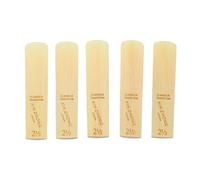 Jeanoko Ensemble D'Anches de Saxophone Soprano 10 Pièces pour Débutants, Anches Durables et de Haute qualité pour Clarinette, étuis en Plastique Pratiques, Taille 2.5
