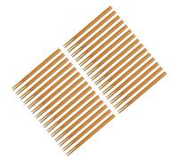 Jeanoko Ensemble de Baguettes en Bois Légères Antidérapantes Réutilisables pour les Nouilles, 30 Paires pour Manger des Baguettes Chinoises