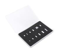 Jeanoko Ensemble de Barres D'agitation Magnétiques Efficaces pour Expériences en Laboratoire, 12 Bâtons de Mélange Magnétiques en PTFE pour Salle D'analyse des Mécanismes