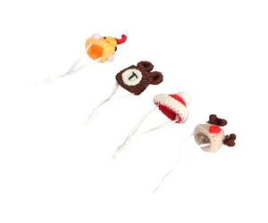 Jeanoko Ensemble de Bonnets Tricotés pour Petits Animaux, 4 Pièces, Casquettes Mignonnes et Respirantes à la Mode pour Lapins, Hamsters, Lézards et Serpents, en Polyester Doux
